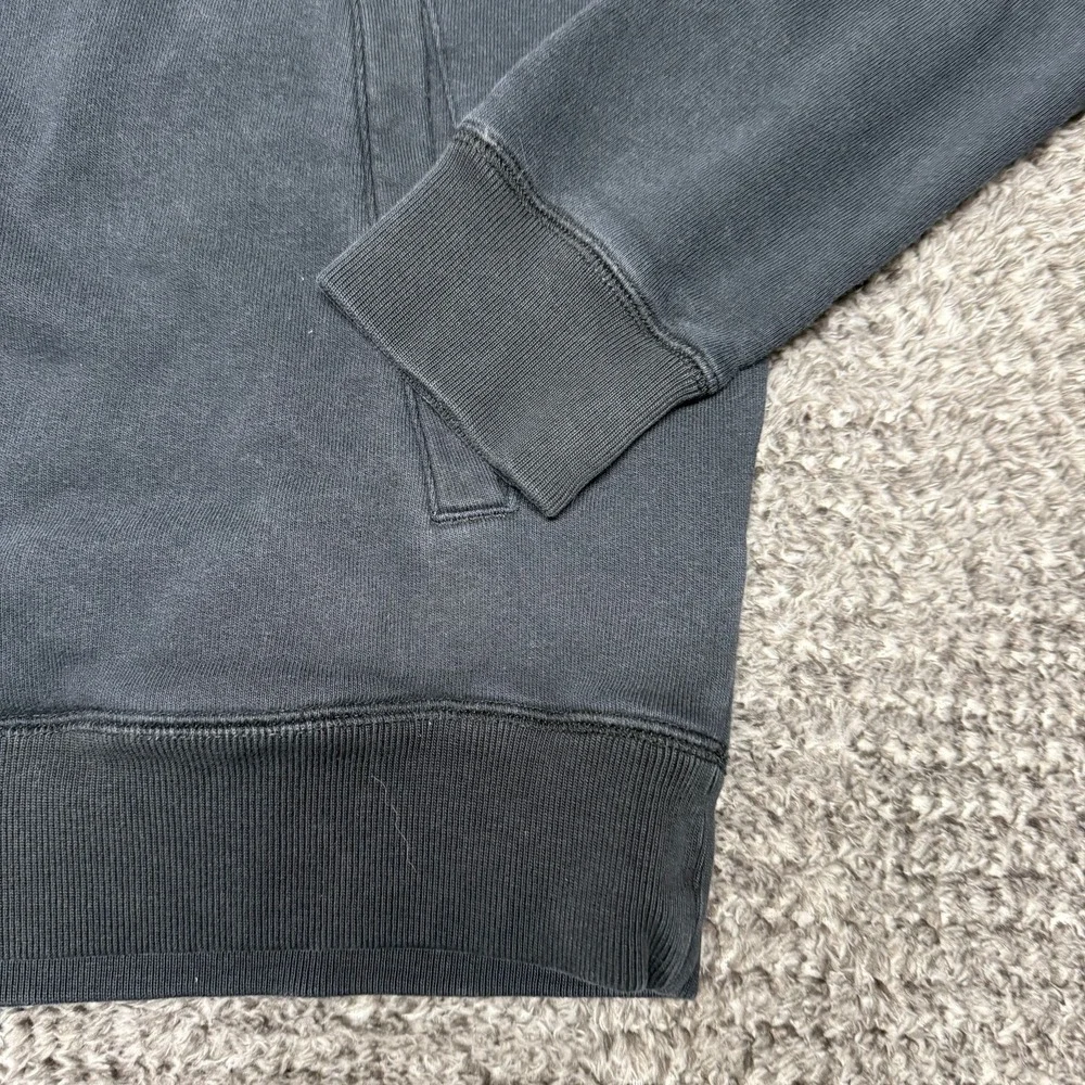 Vintage Nike Womens Cowl Neck Pullover Hoodie Sweatshirt Size M Faded Black Logo